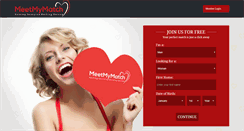 Desktop Screenshot of meetmymatch.net